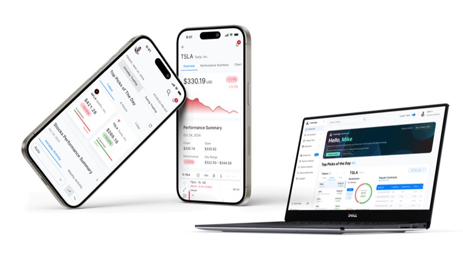 TA mobile app screen